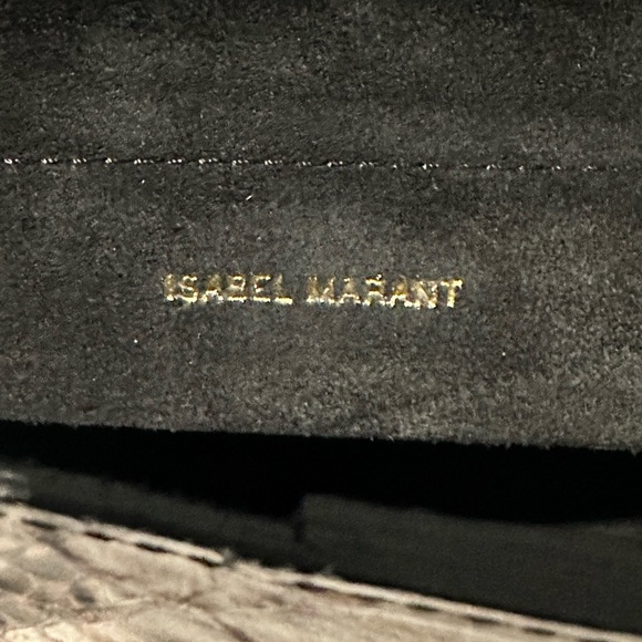 Isabel Marant embossed leather cross body bag - Picture 6 of 8